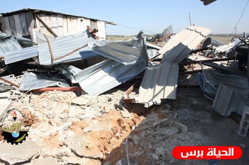 الاحتلال يجرف أرضية مغسلة مركبات في بلدة الخضر